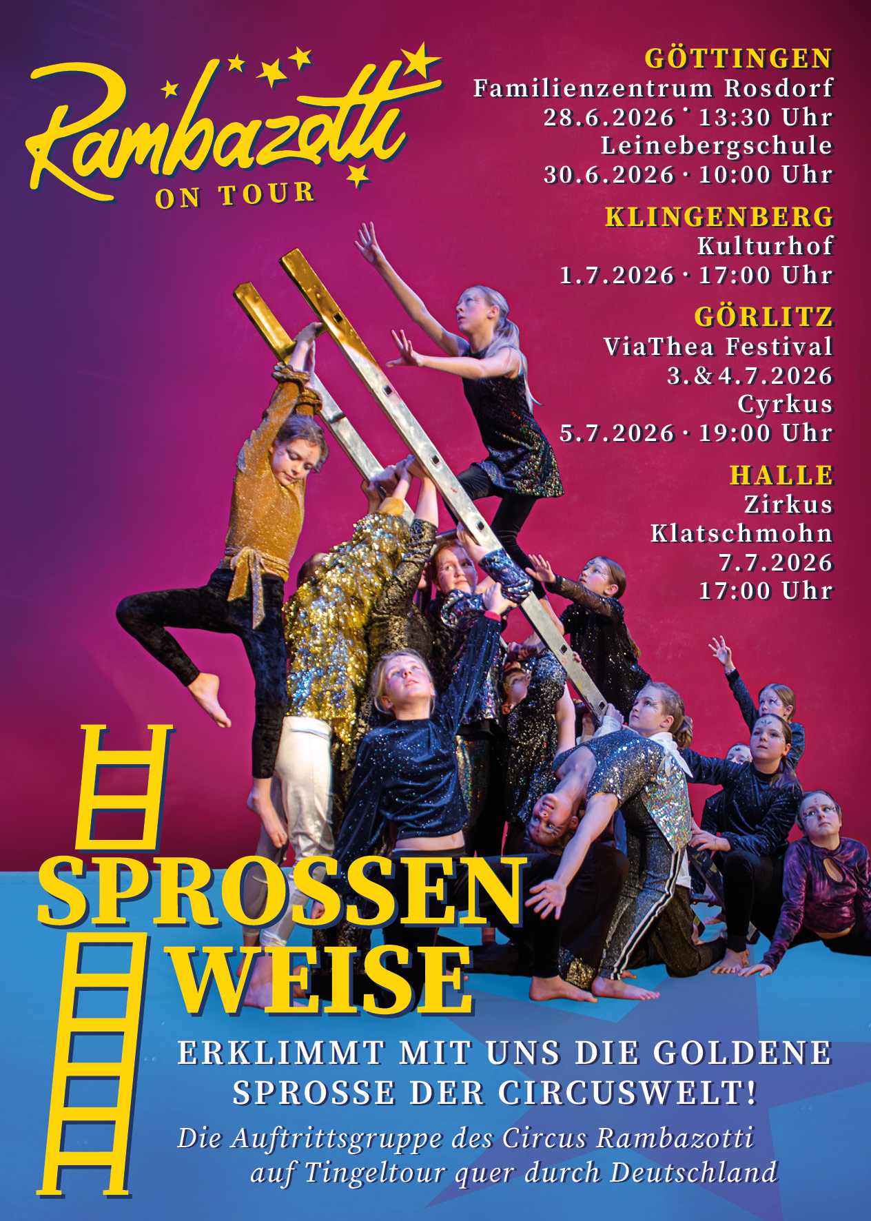 Sprossenweise-Flyer-Tour